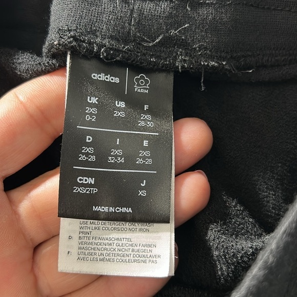 Farm Rio Adidas Women's Black Butterfly Shorts - Picture 4 of 4